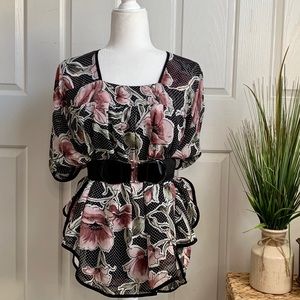 Floral printed blouse